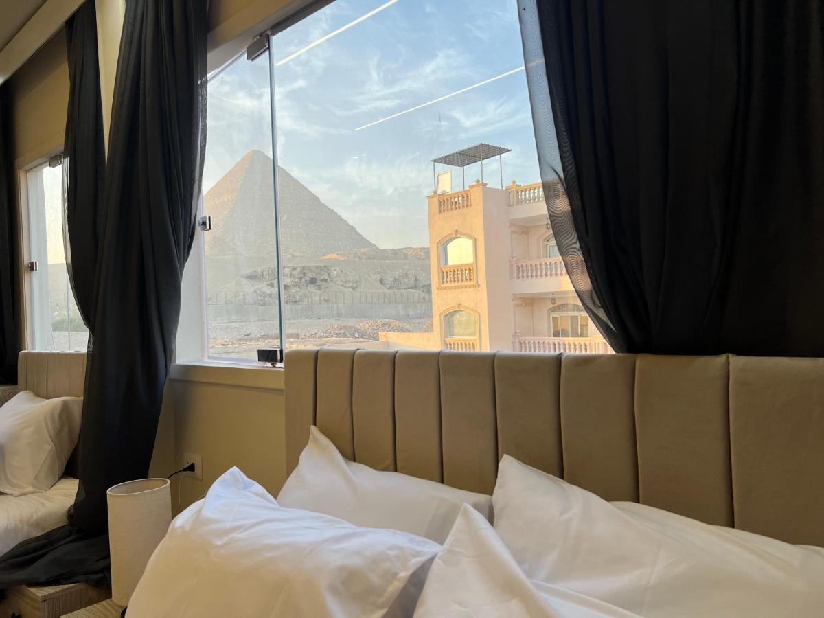 Blue Scarab Pyramids View Hotel Cairo Exterior foto