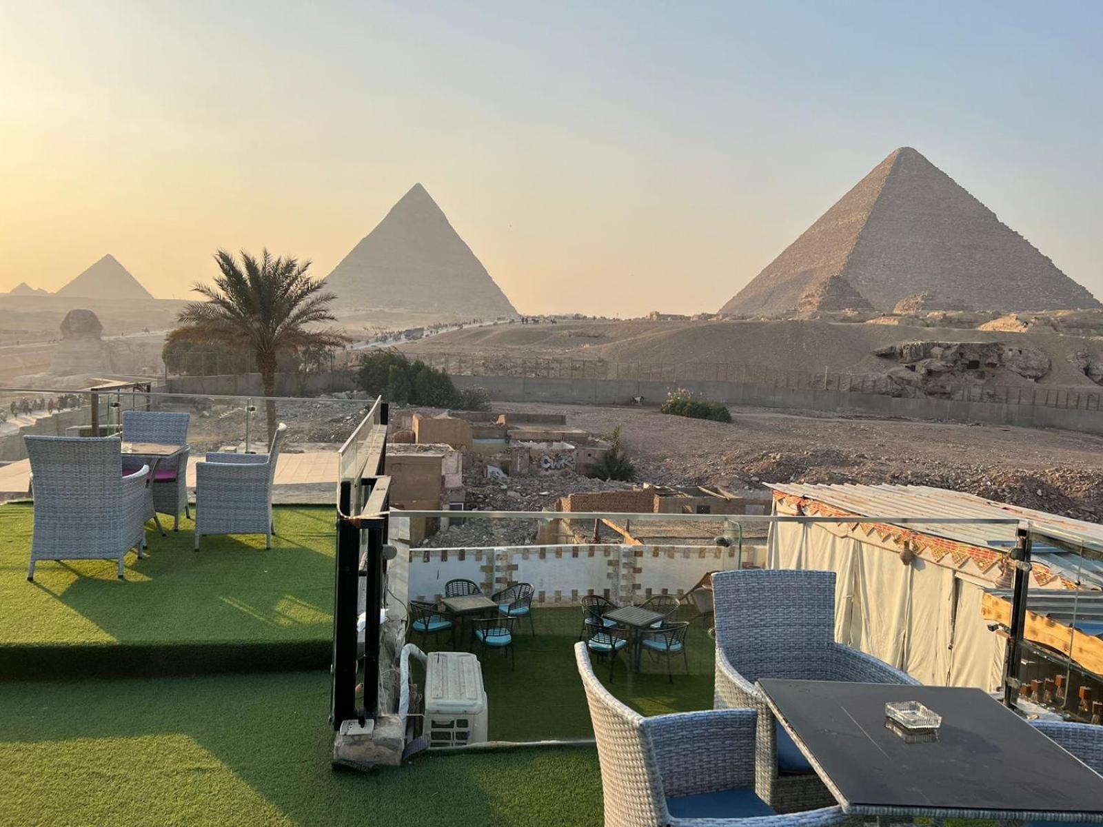 Blue Scarab Pyramids View Hotel Cairo Exterior foto